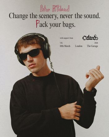 Peter McPoland Orlando at The Garage on 18 March 2026 gig poster