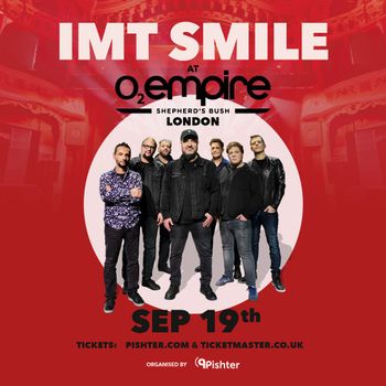 IMT SMILE at O2 Empire on 19 September 2026 gig poster