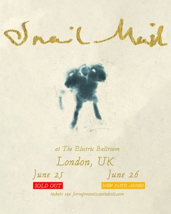 Snail Mail june 2026 tour poster