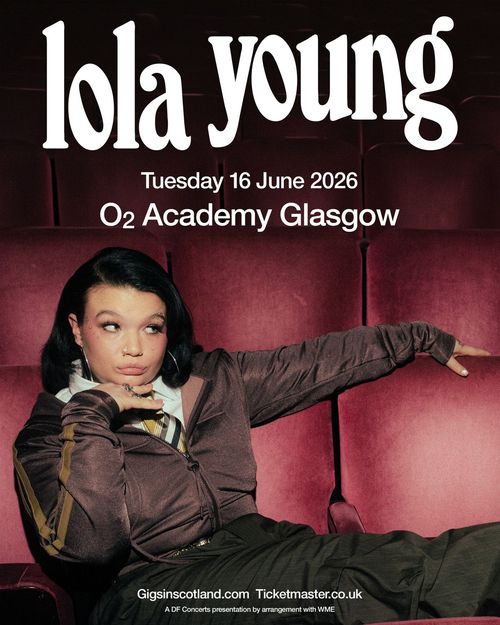 lola young at O2 Academy Glasgow on 16 June 2026 gig poster