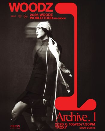 2026 WOODZ WORLD TOUR IN LONDON WOODZ at TROXY on 10 June 2026 gig poster