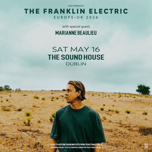 THE FRANKLIN ELECTRIC Marianne Beaulieu at THE SOUND HOUSE on 16 May 2026 gig poster