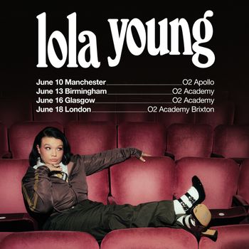 lola young at O2 Apollo on 10 June 2026 gig poster