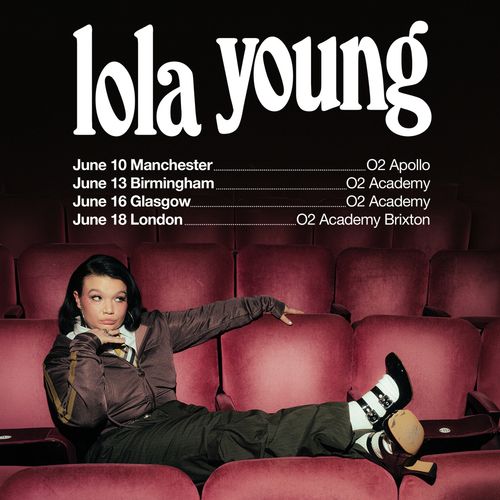 lola young june 2026 tour poster