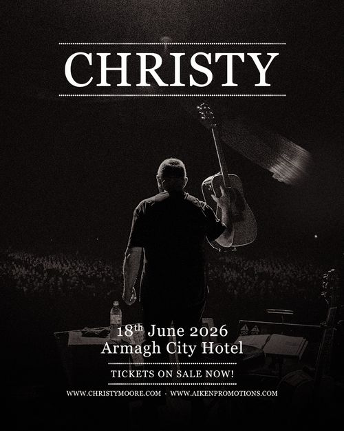 CHRISTY at Armagh City Hotel on 18 June 2026 gig poster