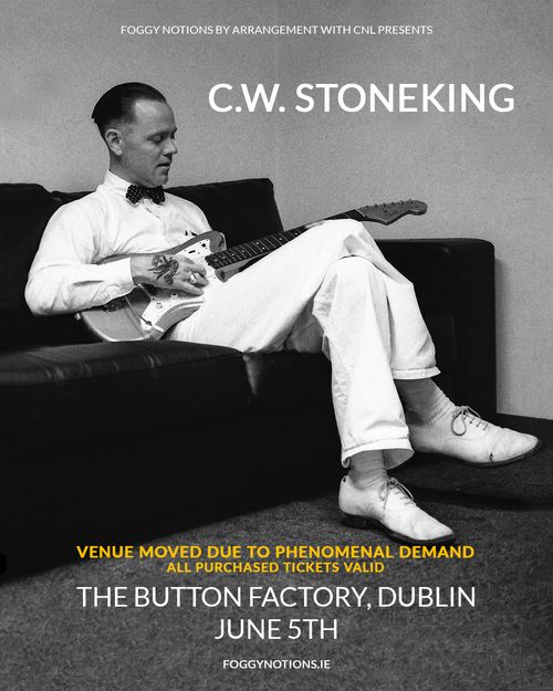 C.W. STONEKING at The Button Factory on 5 June 2026 gig poster