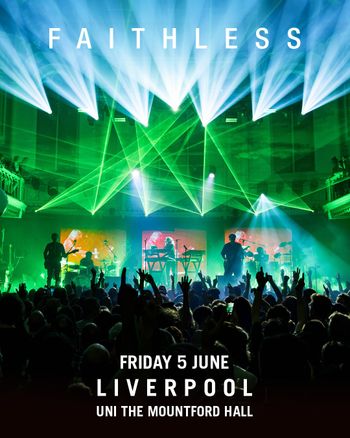 FAITHLESS at THE MOUNTFORD HALL on 5 June 2026 gig poster