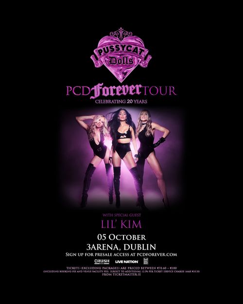 PCD Forever Tour Pussycat Dolls, Lil’ Kim at 3Arena on 5 October 2026 gig poster