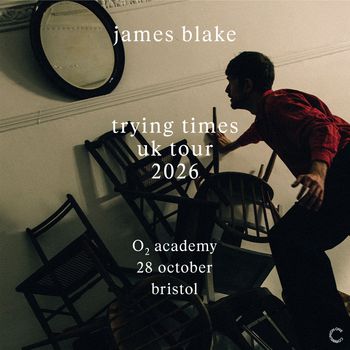 james blake at O2 academy on 28 October 2026 gig poster