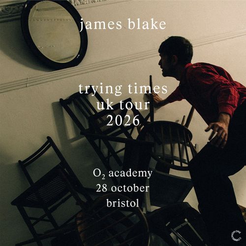james blake at O2 academy on 28 October 2026 gig poster