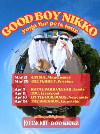 GOOD BOY NIKKO at THE GREGSON on 24 April 2026 gig poster