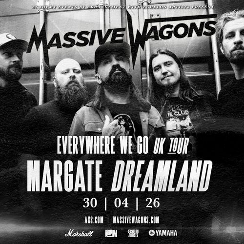 MASSIVE WAGONS at Dreamland on 30 April 2026 gig poster