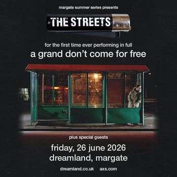 The Streets at Dreamland on 26 June 2026 gig poster