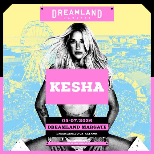 KESHA at DREAMLAND MARGATE on 5 July 2026 gig poster
