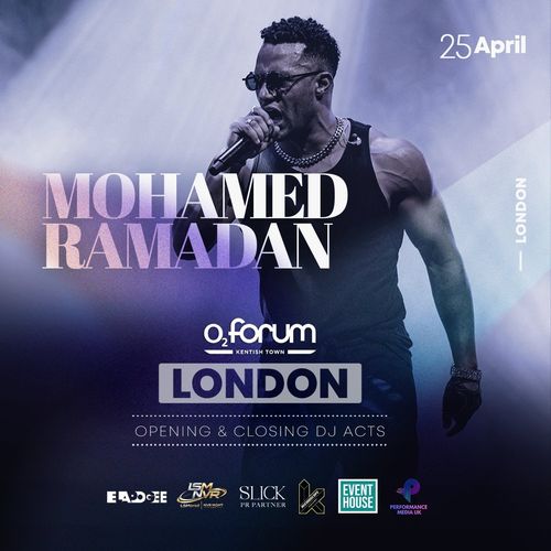 MOHAMED RAMADAN at O2 Forum Kentish Town on 25 April 2026 gig poster