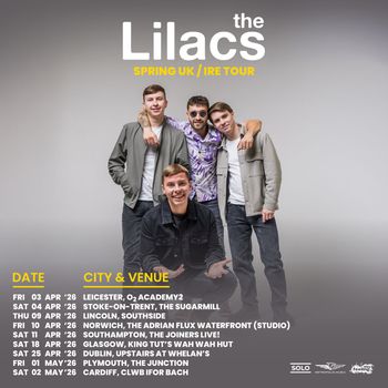 the Lilacs april 2026 to may 2026 tour poster