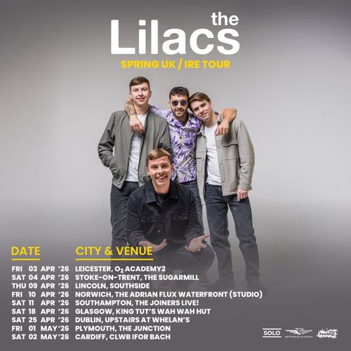 the Lilacs april 2026 to may 2026 tour poster