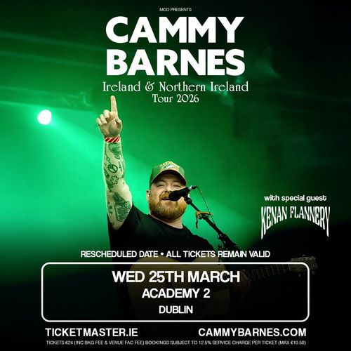 CAMMY BARNES KENAN FLANNERY at ACADEMY 2 on 25 March 2026 gig poster