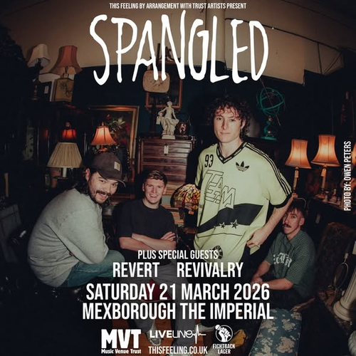SPANGLED Revivalry, Revert at The Imperial on 21 March 2026 gig poster