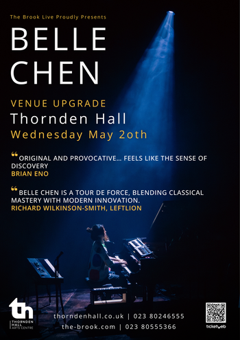 BELLE CHEN at Thornden Hall on 20 May 2026 gig poster