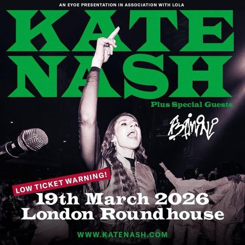 KATE NASH BAMINO at Roundhouse on 19 March 2026 gig poster