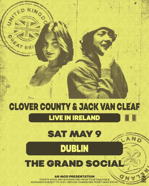 CLOVER COUNTY & JACK VAN CLEAF Jack Van Cleaf, Clover County at THE GRAND SOCIAL on 9 May 2026 gig poster
