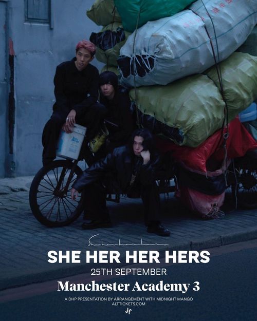 SHE HER HER HERS at Manchester Academy 3 on 25 September 2026 gig poster