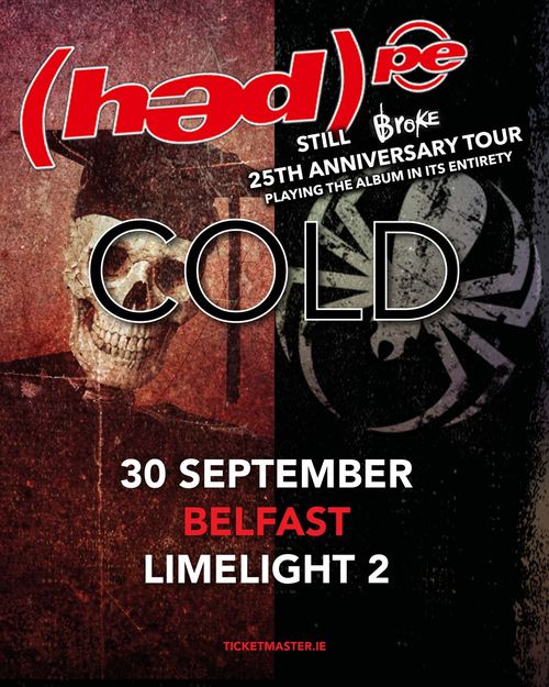 (həd)pe Still Broke 25th Anniversary Tour (həd) p.e., Cold July at Limelight 2 on 30 September 2026 gig poster