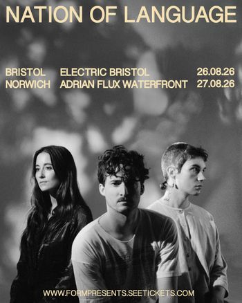 NATION OF LANGUAGE august 2026 tour poster