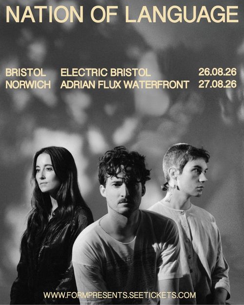 NATION OF LANGUAGE august 2026 tour poster