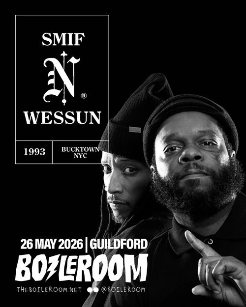 SMIF N WESSUN at BOILERROOM on 26 May 2026 gig poster