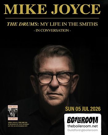 MIKE JOYCE at BOILERROOM on 5 July 2026 gig poster