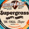 ELECTRIC HEART Happy Mondays, The Coral, Nick Coulson, Supergrass, Sleeper gig poster
