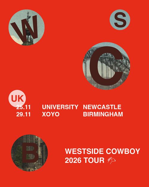 WESTSIDE COWBOY 2026 TOUR Westside Cowboy november 2026 tour poster