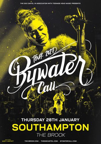 Bywater Call at The Brook on 28 January 2021 gig poster