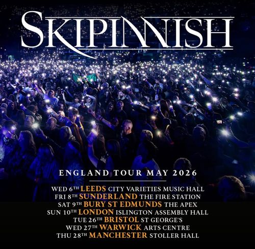 SKIPINNISH may 2026 tour poster