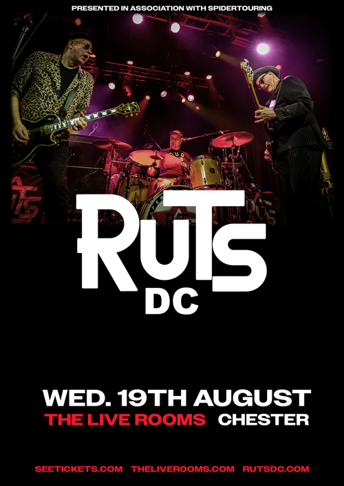 Ruts DC SEGS (Ruts DC) at The Live Rooms on 19 August 2026 gig poster