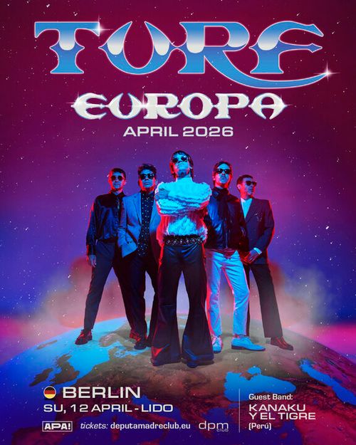 EUROPA TURØ, Kanaku y El Tigre at Lido on 12 April 2026 gig poster