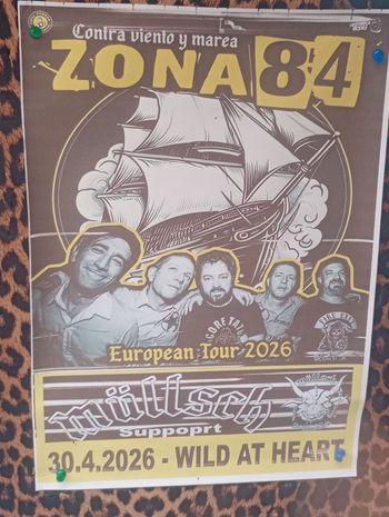 Zona 84 müllsch at Wild At Heart on 30 April 2026 gig poster