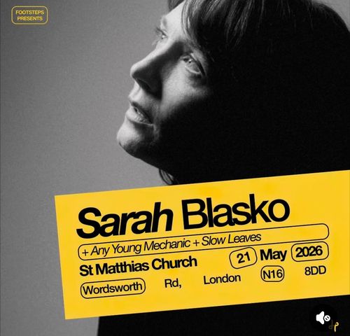 Sarah Blasko Slow Leaves, Wake in Fright at St Matthias Church on 21 May 2026 gig poster