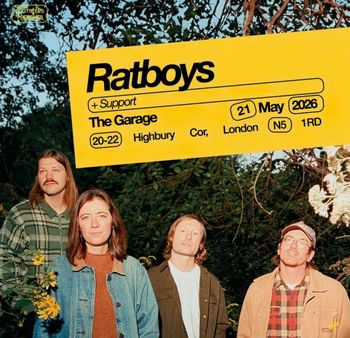 Ratboys at The Garage on 21 May 2026 gig poster