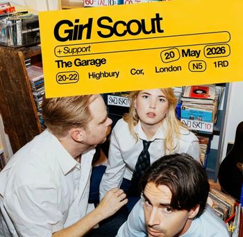 Girl Scout at The Garage on 20 May 2026 gig poster