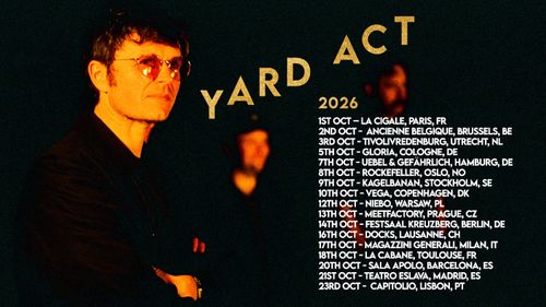 Yard Act 2026 YARD ACT, Yard Act october 2026 tour poster