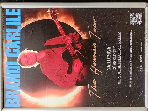 The Human Tour Brandi Carlile at Mitsubishi Electric Halle on 26 October 2026 gig poster