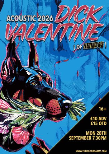 ACOUSTIC 2026 Dick Valentine at The Fulford Arms on 28 September 2026 gig poster