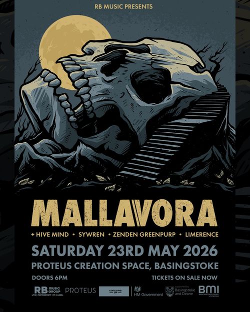 MALLAVORA SYWREN, ZENDEN GREENPURP, Limerence, Hive Mind at PROTEUS CREATION SPACE on 23 May 2026 gig poster