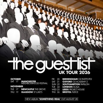 the guest list at Neighbourhood Festival on 17 October 2026 gig poster