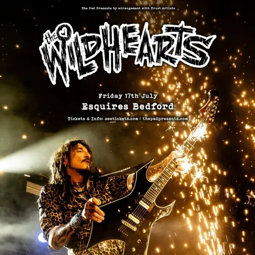the WILDHEARTS at Esquires on 17 July 2026 gig poster