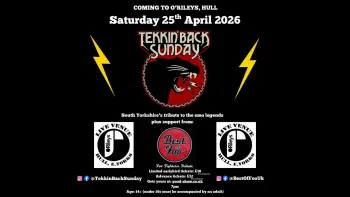 Tekkin' Back Sunday Tekkin Back Sunday, Best of Foo at O'Rileys on 25 April 2026 gig poster