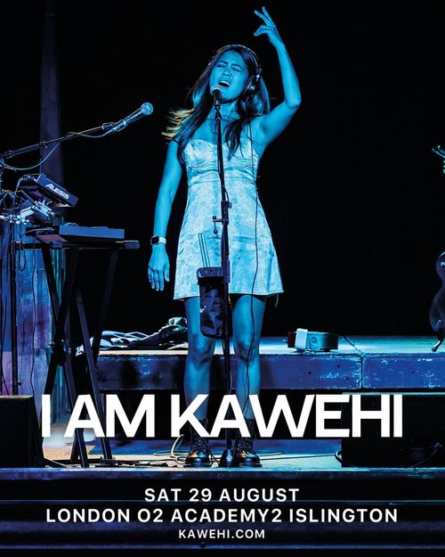 I AM KAWEHI at O2 Academy2 Islington on 29 August 2026 gig poster